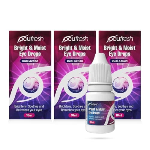 Image of [3pack] Ocufresh Brightening Eye Drops | for Dazzling White Eyes | Refreshes and whitens red Eyes | 10ml Each
