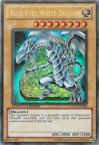 Image of Yu-Gi-Oh Card - LC01-EN004 - BLUE-EYES WHITE DRAGON (ultra rare holo) [Toy]