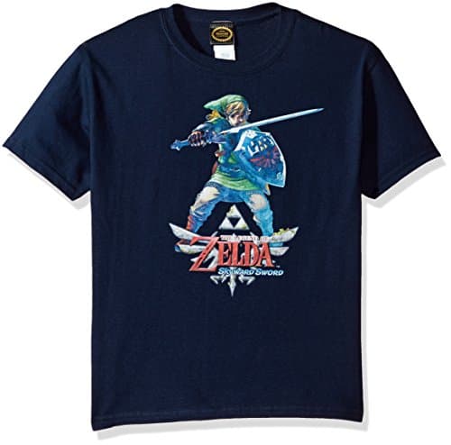 Image of Nintendo boysNNTD0039-40001001Zelda Skyward Link Graphic T-Shirt Short Sleeve T-Shirt - Blue - Small