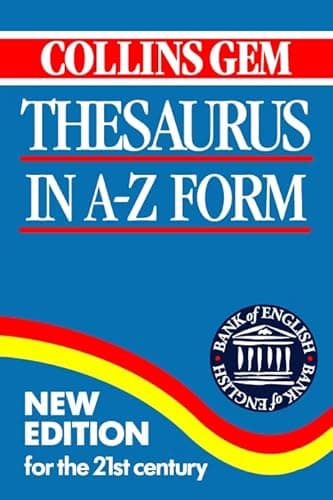 Image of Thesaurus in A–Z Form (Collins Gem)