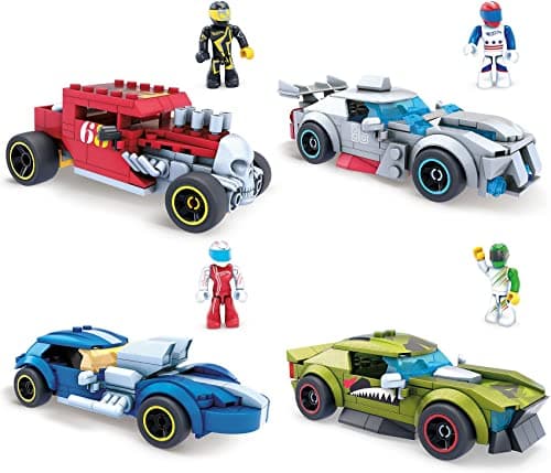 Image of Hot Wheels Mega Bloks HW Construx Rockin' Racers Astd