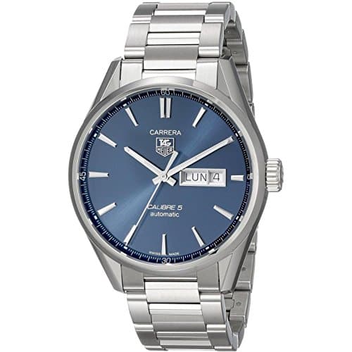 Image of TAG Heuer Men's Carrera Calibre 5 Day-Date Watch WAR201E.BA0723