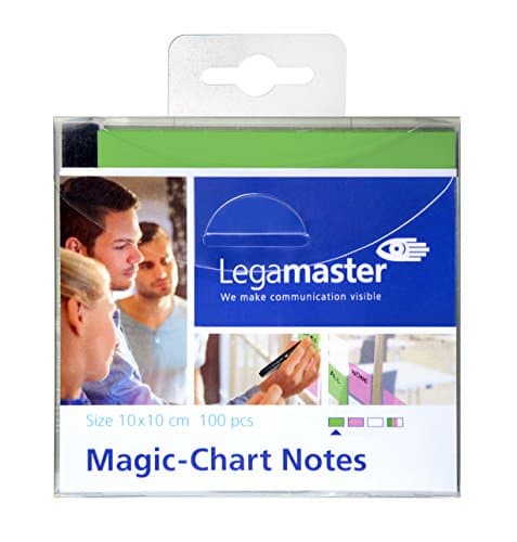 Image of Legamaster 7-159504 10 x 10 cm Magic-Chart Notes - Green (Pack of 100)