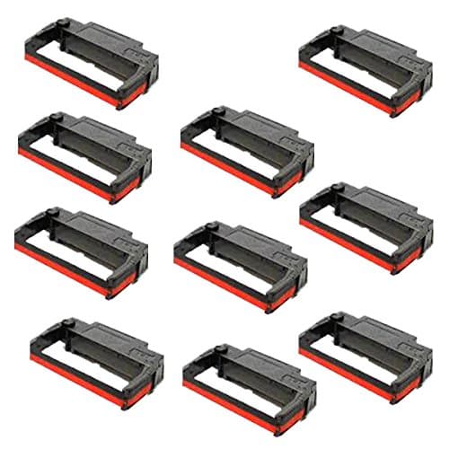Image of 10 Compatible Black Red Ribbon Cartridge For EPSON ERC30 34 38 MICROSAUTOCUT2000 4000EPSONTM200 4000EPSONTM200 260 267 270 300C 300DEPSONTMU370 200 220 200A 200B 200D 220A 220A 220B 220D 230 300 370 375 325 230 280210D 210B EPSONM119 119B 119D 133A 17JB 270 52JB
