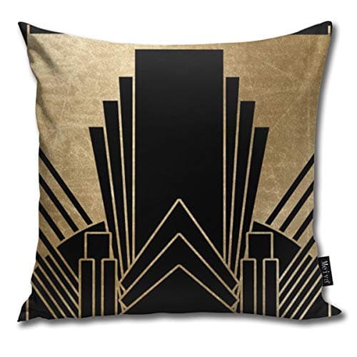 Image of Sotyi-ltd Art Deco Design Home Decorative Throw Pillow Case Cushion Cover for Gift Home Couch Bed Car 18" x18"