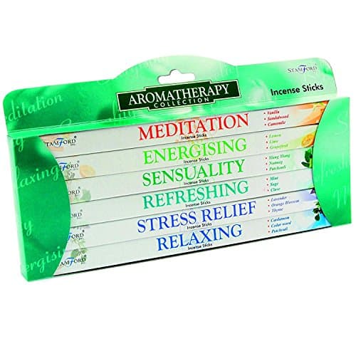 Image of Stamford 37147 Aromatherapy Incense Pack, Multi-Fragrance, 6 Packs x 8 Sticks