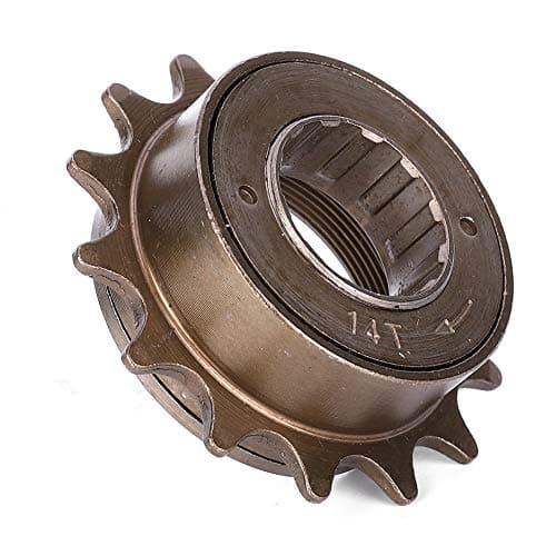Image of Akozon 14T Single Speed Freewheel Flywheel Bike Accessory for Mountain Road Bicycle Folding Bicycle Freewheel Single Speed 14T Bmx 20 Rear Wheel Bike 14 Tooth Six Spro