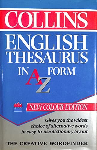 Image of Collins English Thesaurus in A-Z Form