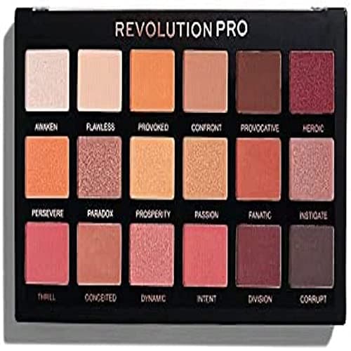 Image of Revolution Beauty London Pro, Regeneration, Eyeshadow Palette, Mirage, 18 Shades, 14.4g