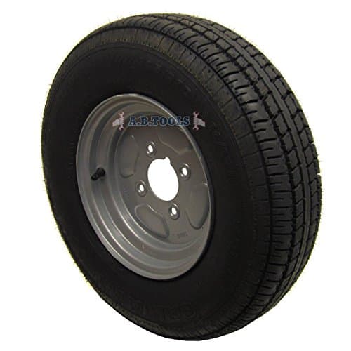 Image of Trailer Wheel and Tyre 145 x 10" 4ply 4"pcd