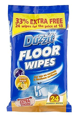 Image of Duzzit Quick Cleaning Floor Wipes 24Pk, Resealable