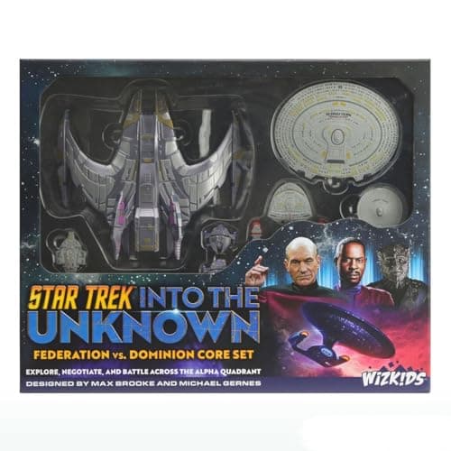 Image of WizKids Star Trek: Into The Unknown - Federation vs. Dominion Core Set | Board Game