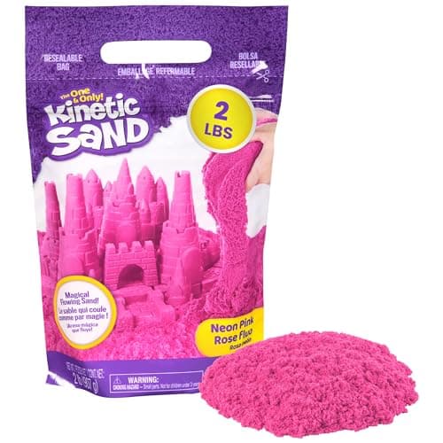 Image of Kinetic Sand, 2lb Pink for Mixing, Molding and Creating, for Ages 3 and Up