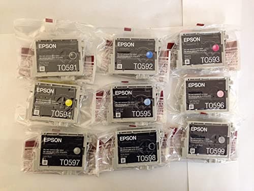 Image of Epson T059 Ink Cartridges Original T0591/T0592/T0593/T0594/T0595/T0596/T0597/T0598/T0599 Stylus Photo R 2400
