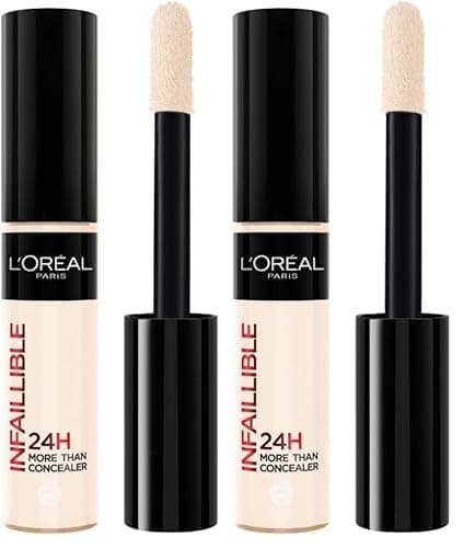 Image of L'Oréal Paris Infallible 24H More Than Concealer, Full-coverage, Longwear and Matte Finish, 322 Ivory (Pack of 2)