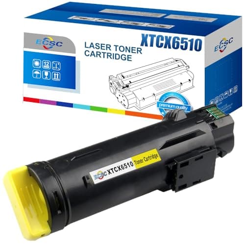 Image of ECSC Toner Cartridge 106R03479 For Printer, Compatible With Xerox Phaser 6510 6510DN 6510DNI 6510N (Yellow, 1-Pack)