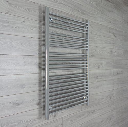 Image of Carisa 800mm wide 1200mm high Chrome Heated Towel Rails Bathroom