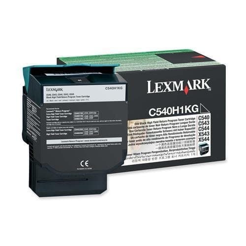Image of Lexmark International, Inc - Lexmark Return High Capacity Black Toner Cartridge - Black - Laser - 2500 Page - 1 Each Product Category: Print Supplies/Ink/Toner Cartridges by Original Equipment Manufacture