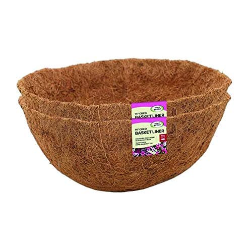 Image of Smart Garden Hanging Basket Coco Liner 14" (Twin Pack)