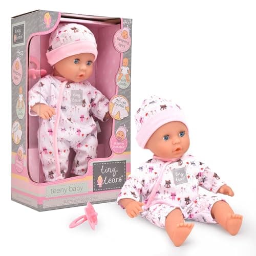 Image of John Adams | Tiny Tears - Teeny Baby - 30cm soft bodied doll: One of the UK's best loved doll brands! | Nurturing Dolls | Ages 10m+