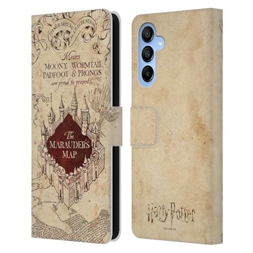 Image of Head Case Designs Officially Licensed Harry Potter The Marauder's Map Prisoner Of Azkaban II Leather Wallet Case Compatible With Samsung Galaxy A16 5G