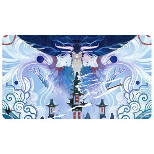 Image of Ultra PRO - Tarkir Dragonstorm Inspired Ultimatum Playmat for Magic: The Gathering | Gaming Table Mat, Card Game Accessory, TCG Playmat, Tabletop Gaming Mat, Collectible Card Game Mat