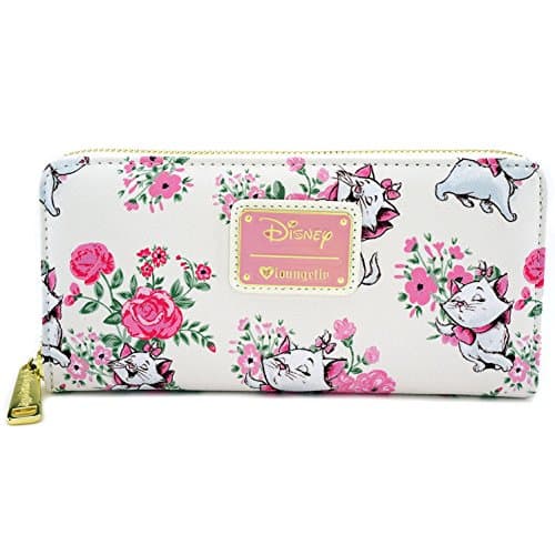 Image of Loungefly x Disney Marie Floral AOP Wallet