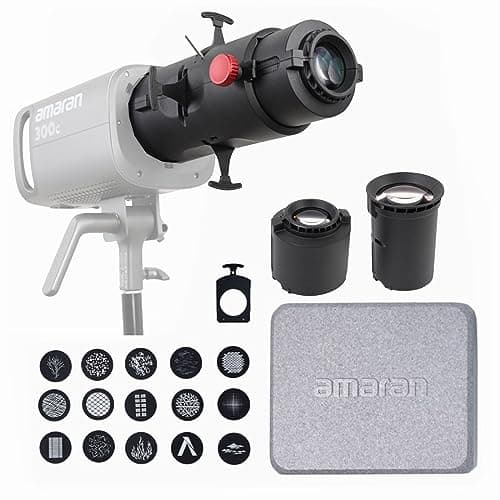 Image of Aputure Amaran Spotlight SE 36 Degree Lens Kit with 19 Degree Lens Projection Lens Modifier for Amaran 300C Amaran 150C Amaran 200X S Amaran 60X S Aputure 300X