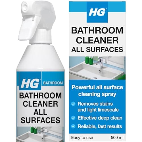 Image of HG Bathroom Cleaner Spray | Cleans Tiles, Sinks & Shower Screens | 500ml