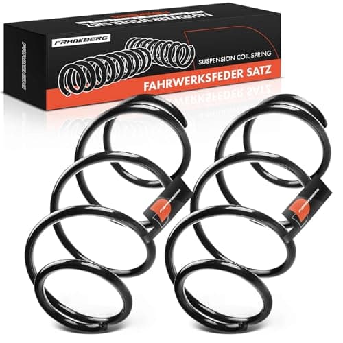 Image of Frankberg 2x Coil Spring Front axle Compatible with 500 312 1.2L Hatchback 2007-2021 Replace# 50709720