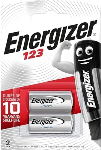 Image of Energizer CR123 Batteries, 3V Lithium Battery, 2 Pack