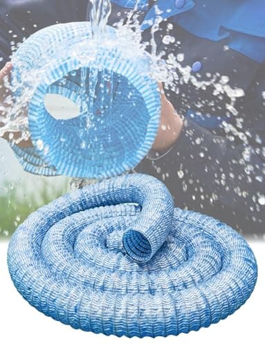 Image of Flexible Underground Drainage Tube,5cm/2in Reinforced Soft Water Infiltration Hose,Perforated French Drain Pipe, for Yard-Driveway(1m/3.3ft)