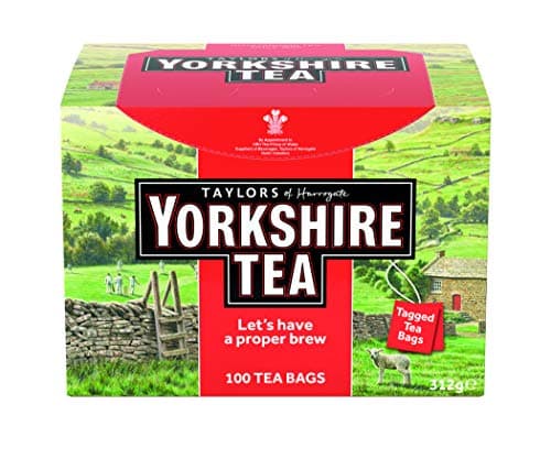Image of Yorkshire Tea 100 Tagged Tea bags (Pack of 6)
