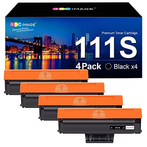 Image of GPC Image D111L D111S Compatible Toner Cartridges Replacement for Samsung MLT-D111S MLTD111S for Xpress M2026 M2026W M2020 M2020W M2022 M2022W M2021 M2021W M2078W M2070 M2070W M2070FW (Black, 4-Pack)