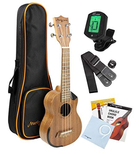 Image of Martin Smith Premium Concert Ukulele with Tuner, Padded Bag & Spare Aquila Strings
