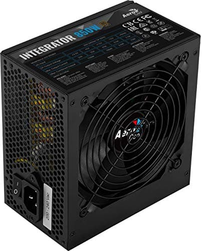 Image of Aerocool Integrator 850 W 80 Plus Bronze Power Supply Unit with UK 3 Pin Power Lead