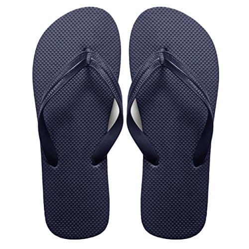 Image of SUGAR ISLAND® Unisex Ladies Girls Mens Summer Beach FLIP Flop Pool SHOES-NAVY-11/12-MENS