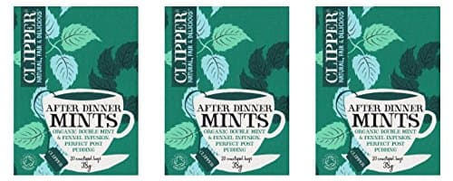 Image of (3 PACK) - Clipper After Dinner Mints - Double Mint & Fennel | 20 Ba x 6 Bags...