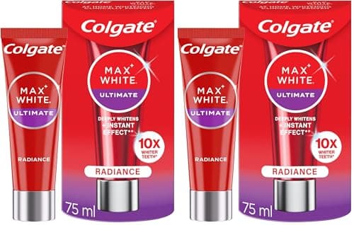 Image of Colgate Max White Ultimate Radiance Toothpaste 75ml x 2