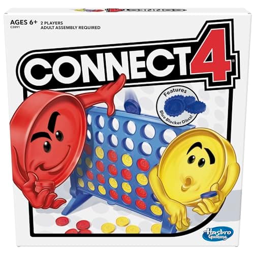 Image of Hasbro Gaming Connect 4 Strategy Board Game for Kids | 2 Players for Boys & Girls | Ages 6+ (Amazon Exclusive)