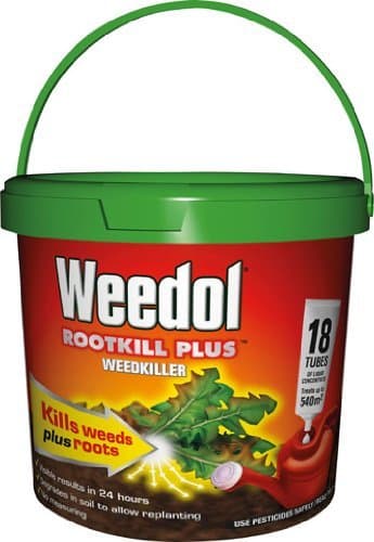 Image of Weedol Rootkill Plus 18 Tubes Weed Killer Strong and Fast Acting Weedkiller