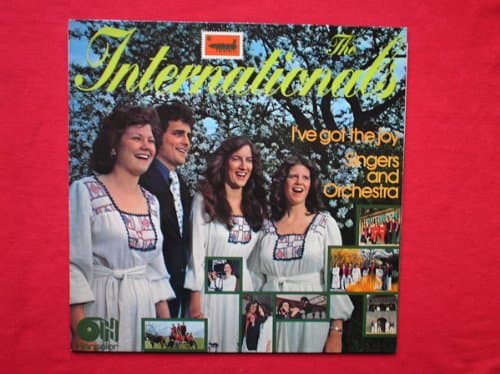 Image of Internationals I've Got The Joy LP Hanssler 99124 EX/EX 1979 German pressing, signed. Tracks: I've Got The Joy, The Mighty Power Of His Word, We'll Understand It Better, Try Bein' Born Again, How Great Thou Art, Teach Me Lord To Wait, Do Lord, Sureley Goodness And Mercy, I'll Fly Away, A Mighty Fortress