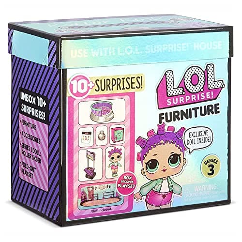 Image of LOL Surprise Collectable Dolls for Girls - With 10 Surprises and Accessories - Roller Sk8er - Furniture Series 3