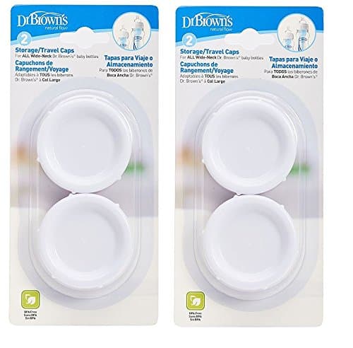 Image of Dr Browns Options Travel Caps - 2 Pack (4 Caps) - Multipack