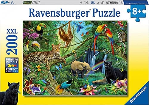 Image of Ravensburger Jungle Jigsaw Puzzle for Kids Age 8 Years Up - 200 Pieces
