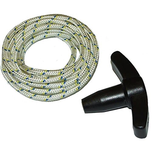 Image of Pull Handle & 3 Metres Of Starter Rope Cord Fits Many Mountfield Lawnmowers