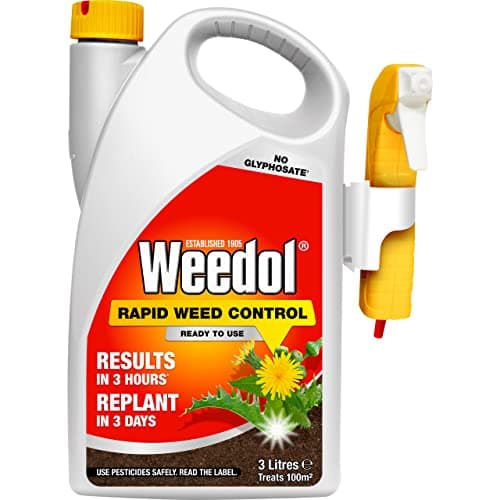 Image of Weedol Rapid Weedkiller with Manual Sprayer, Ready To Use, 3L