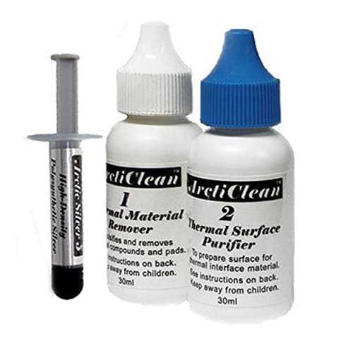 Image of Arctic Silver 5 Thermal Compound 3.5g Tube (AS5-3.5G) & ArctiClean (ACN-60ML)
