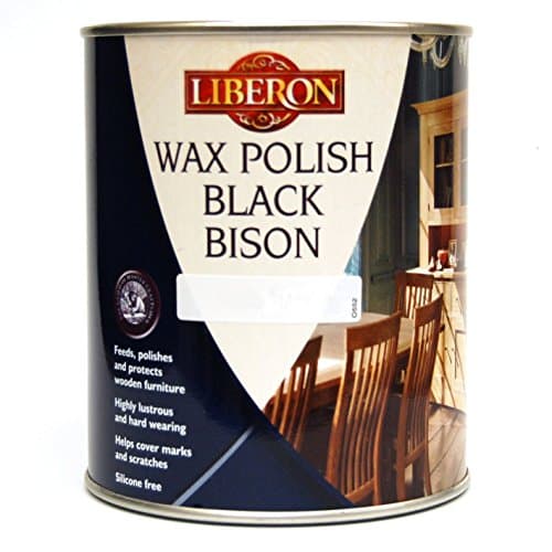 Image of Libéron Black Bison Wax Paste, 1 Liter (Antique Pine), Wood & Furniture Polishing and Protecting