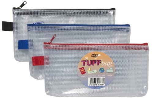 Image of DL (22 x 12cm) Tiger Tuff Bag Heavy Duty Strong weatherproof Multi-Purpose Case